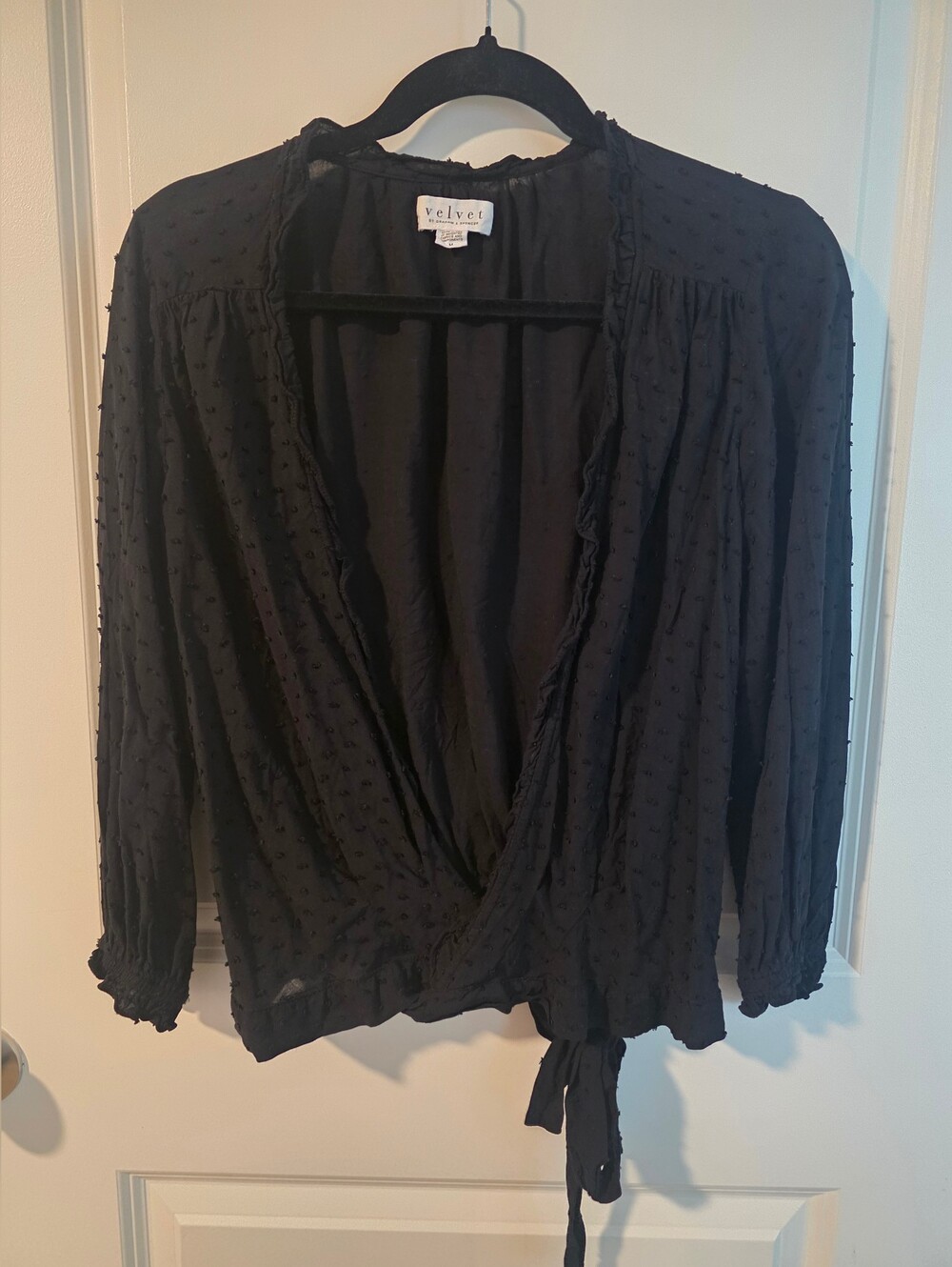 Velvet by Graham & Spencer        Wrap Top